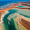 Miniature : Parc national François Peron vu en drone – tirage photo d’Australie