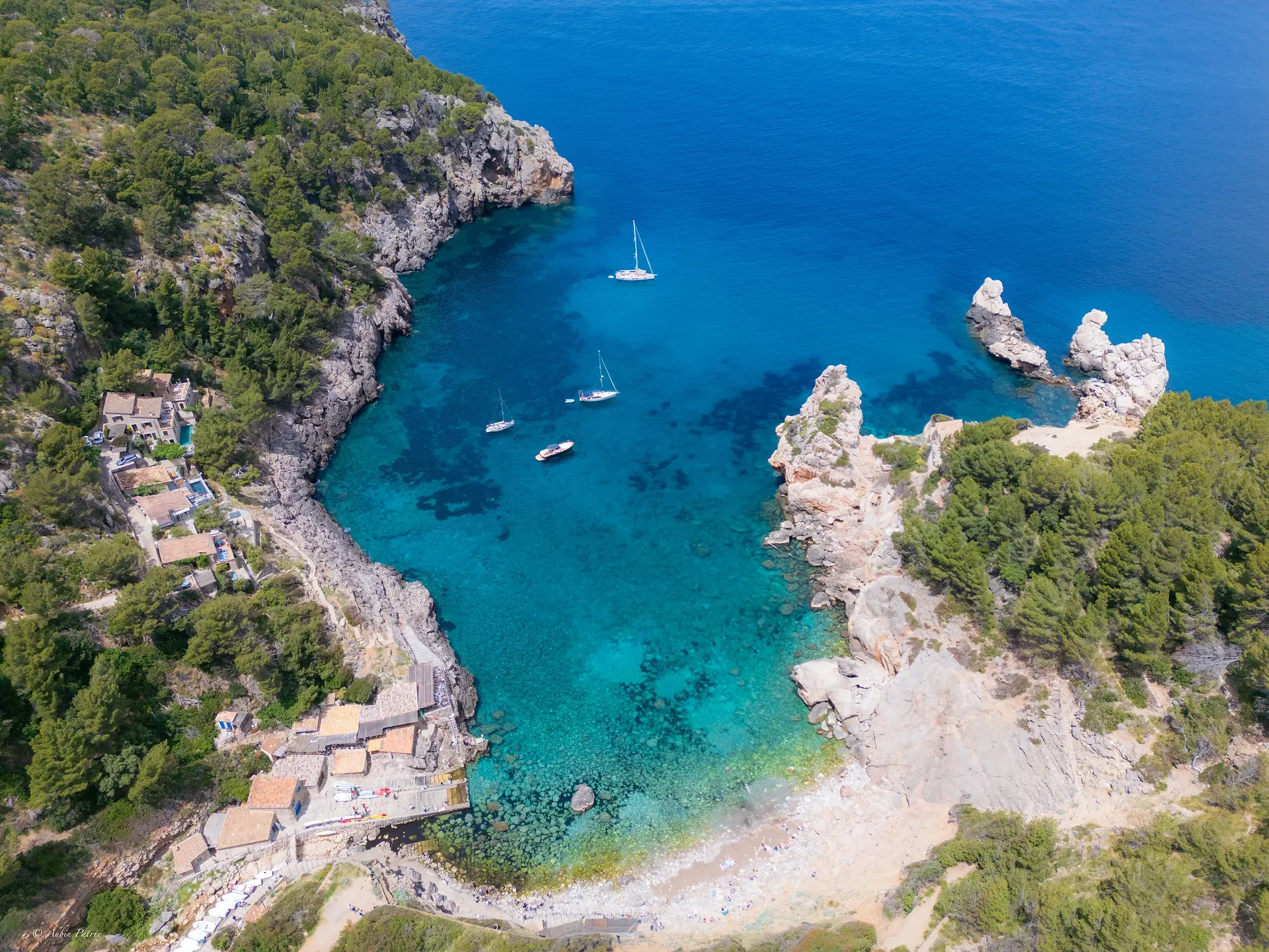 cala d'or photo drone majorque