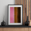 Miniature : Photo encadrée du Pink Lake à Point Sinclair – déco d’intérieur aux teintes pastel