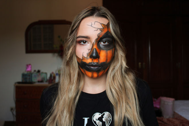 Halloween Make up- Pumpkin #3