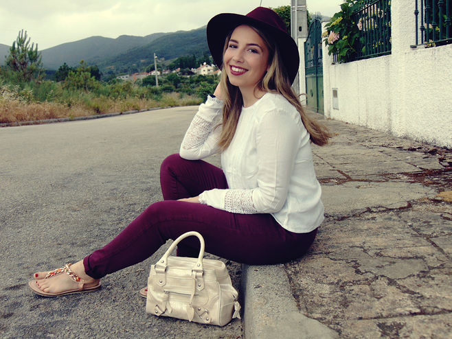 Bordô - Look