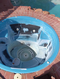 Jacuzzi before