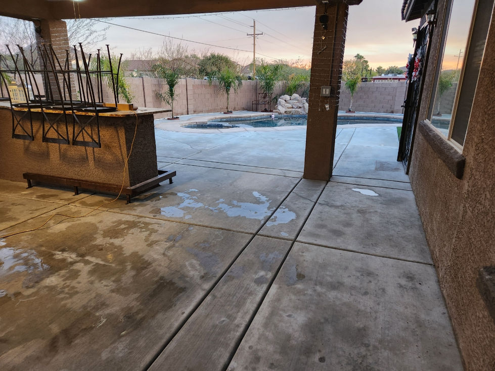 Power washed and cleaned 