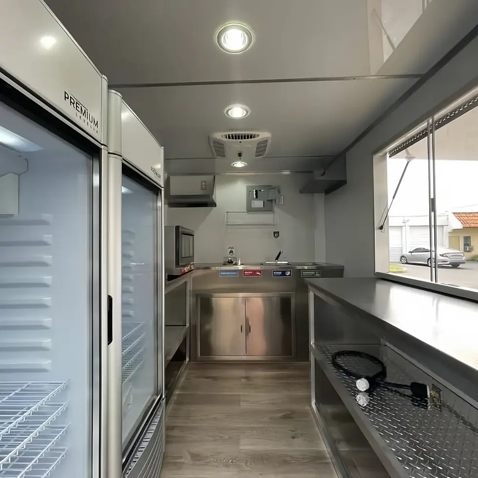 Thumbnail: 3m White Enclosed Food Trailer for Mobile Catering & Coffee with Dual Axle 