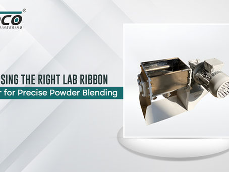 Choosing the Right Lab Ribbon Blender for Precise Powder Blending