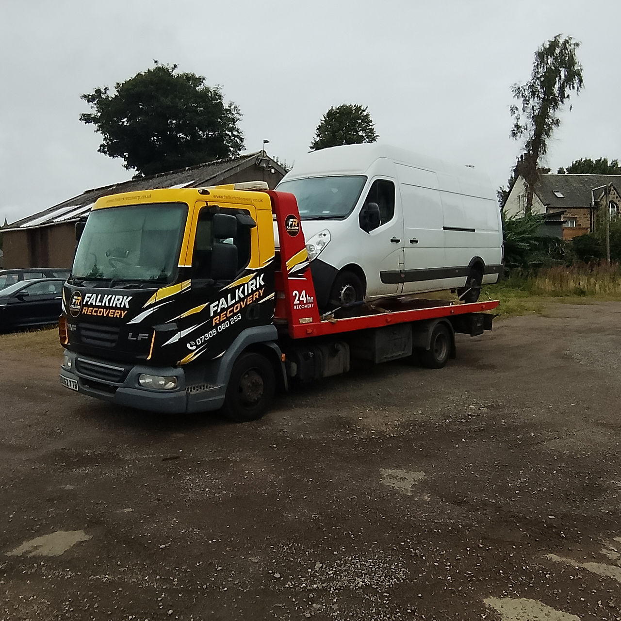 Van Recovery Edinburgh for broken down Ford Transit recovered from Sighthill