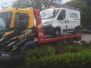 Professional van recovery service for local businesses across Central Scotland.