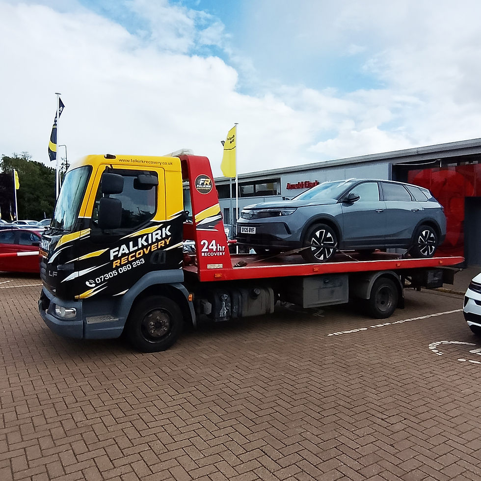 Vauxhall Grandland stuck in park handbrake on and non start collected from Edinburgh and t
