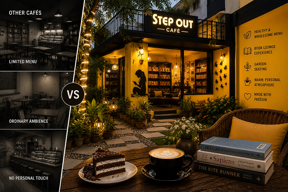 What Makes Stepout Café Different from Other Cafés in C-Scheme, Jaipur