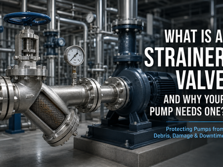 What Is a Strainer Valve and Why Your Pump Needs One?