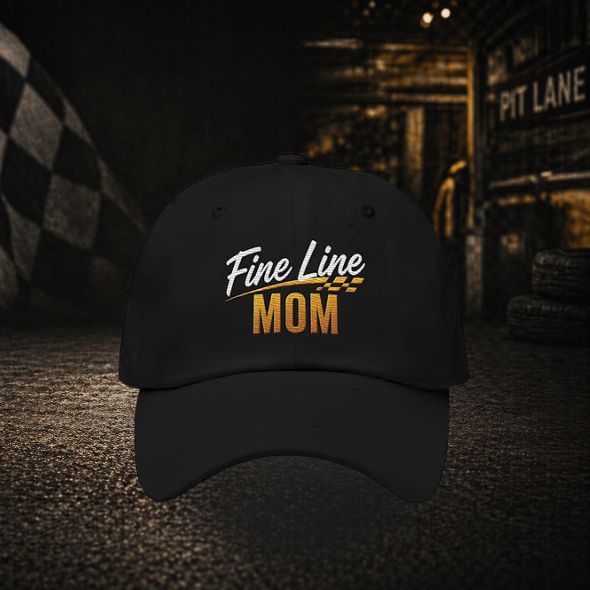 Fine Line Mom Hat