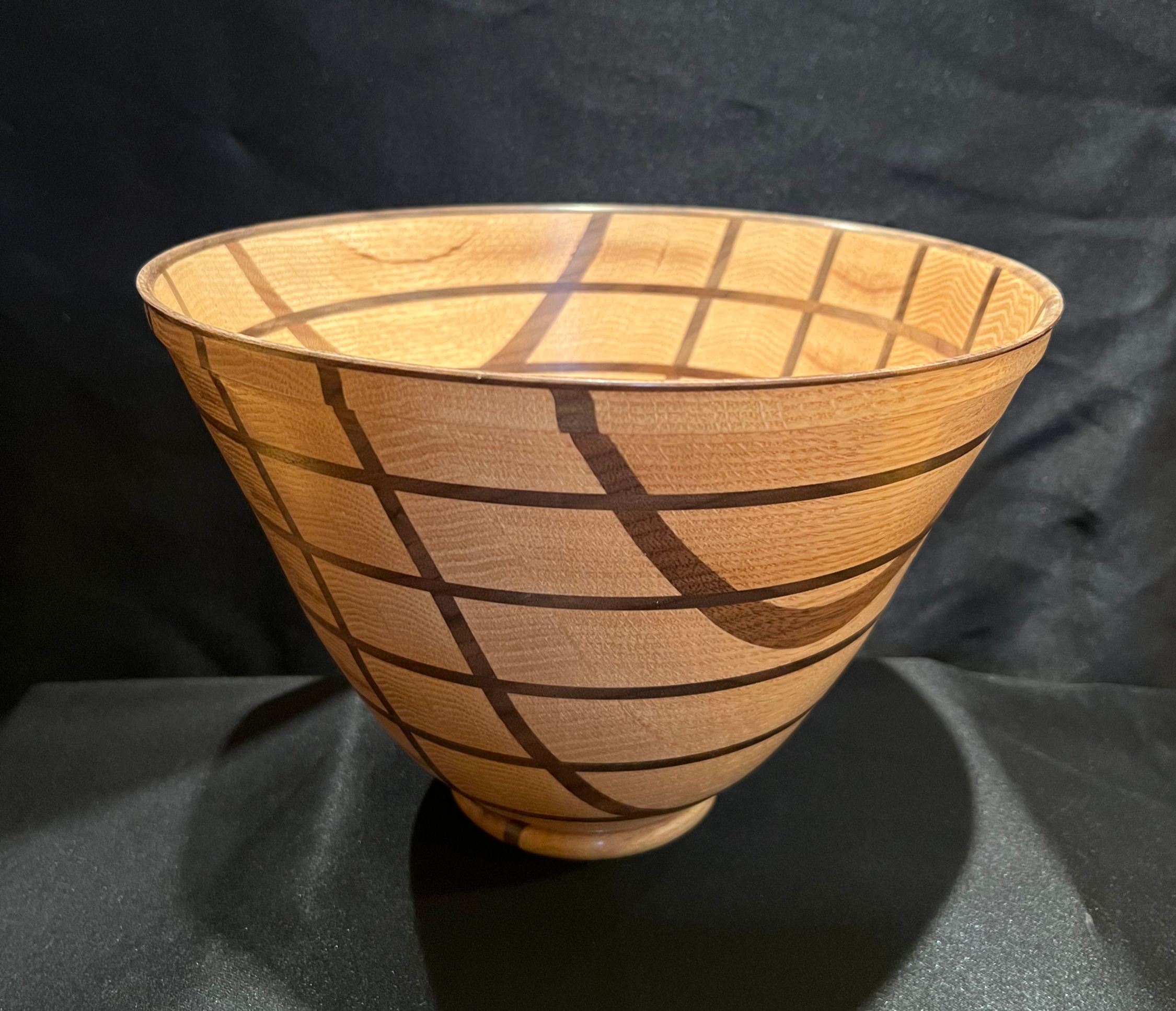 Oak and Walnut Segmented Bowl