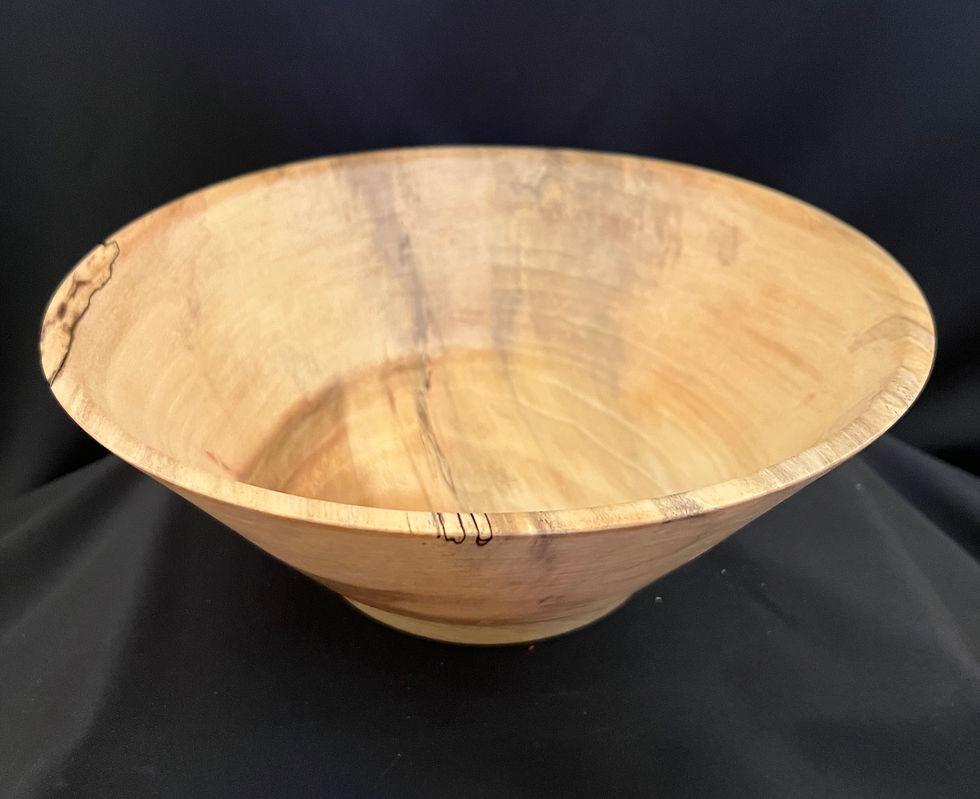 Thumbnail: Spalted Rainbow Poplar Bowl