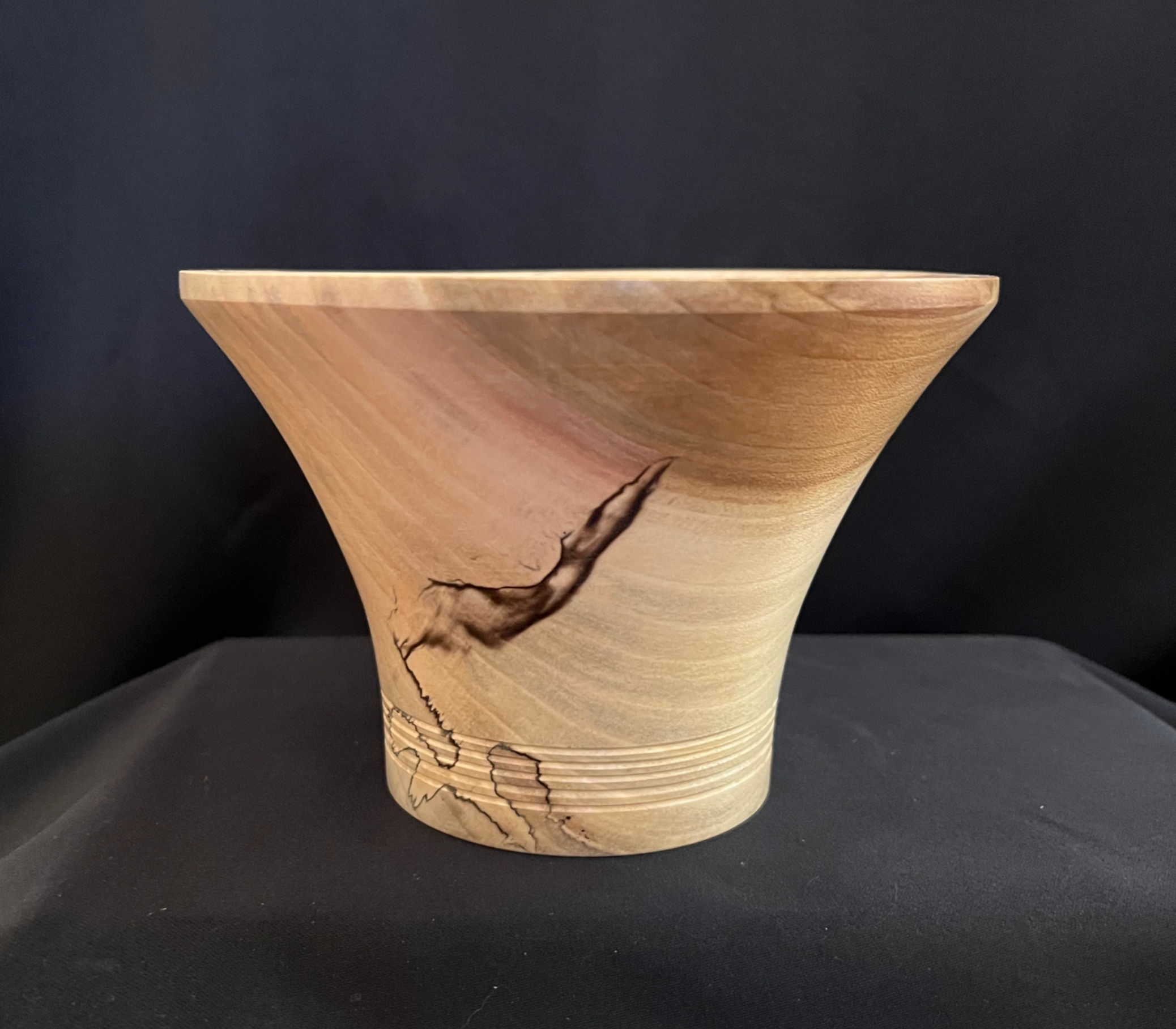 Spalted Rainbow Poplar Bowl
