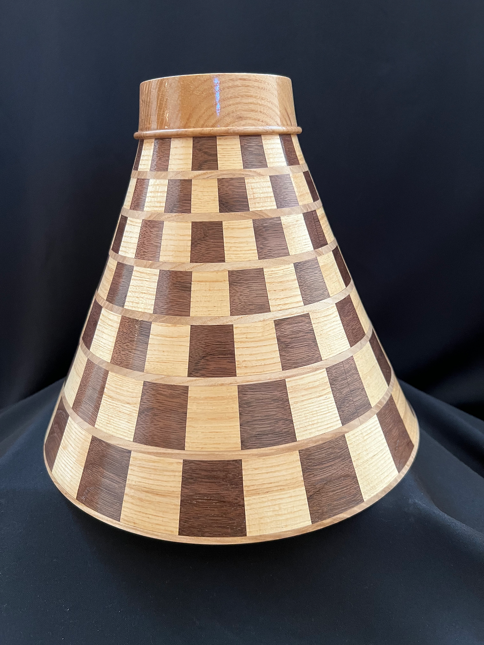 Thumbnail: "Bub's Big Boy" Walnut and Ash Segmented Bowl