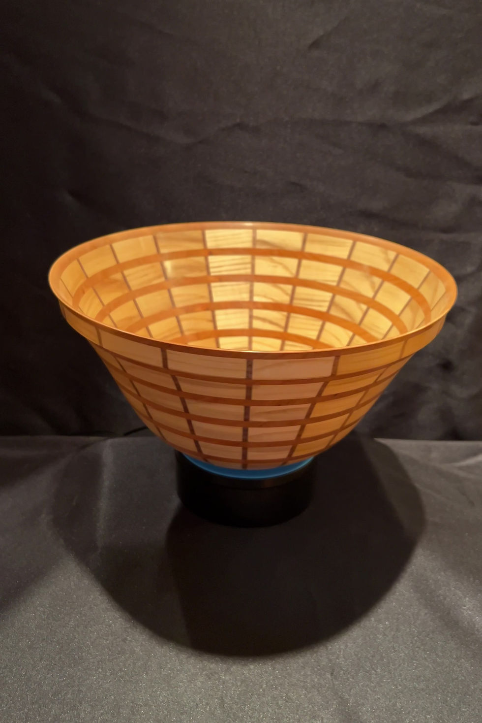 Thumbnail: Ash, Cherry, Walnut and Oak Segmented Bowl