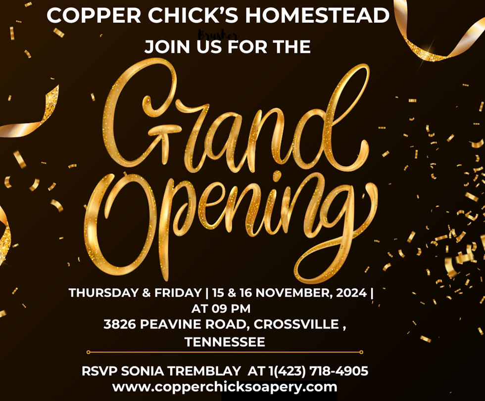 Grand Opening of Copper Chick's Homestead Cafe