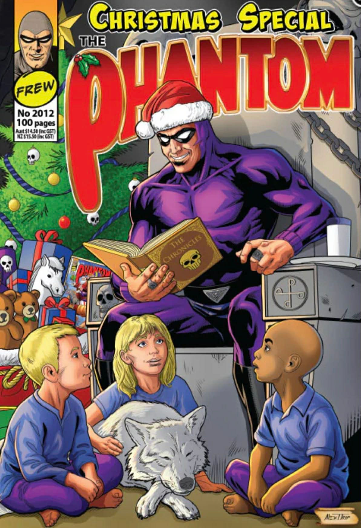 PHANTOM SIGNED COMIC- Issue 2012 - By Alex T. Trip