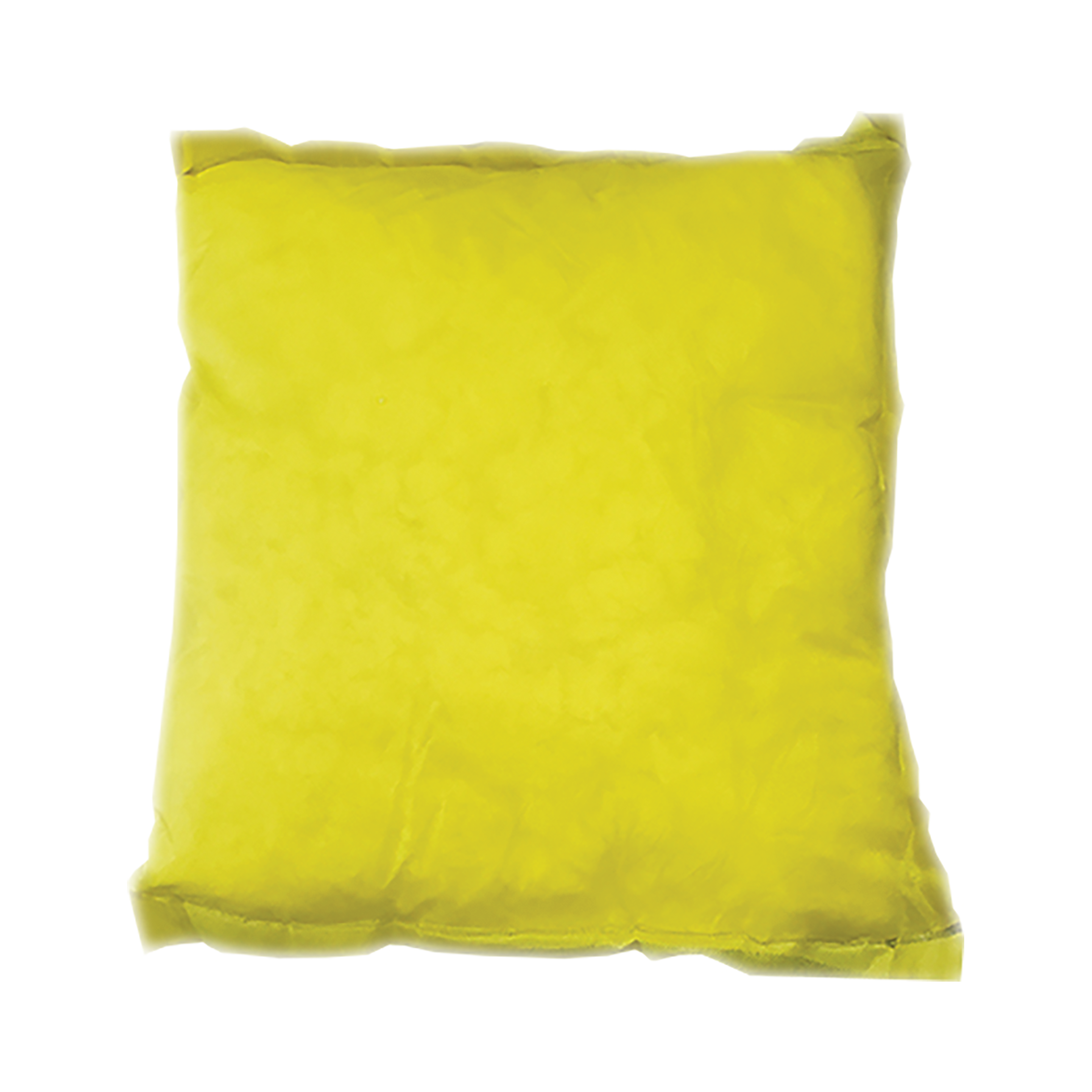 18 in x 18 in yellow hazmat pillow