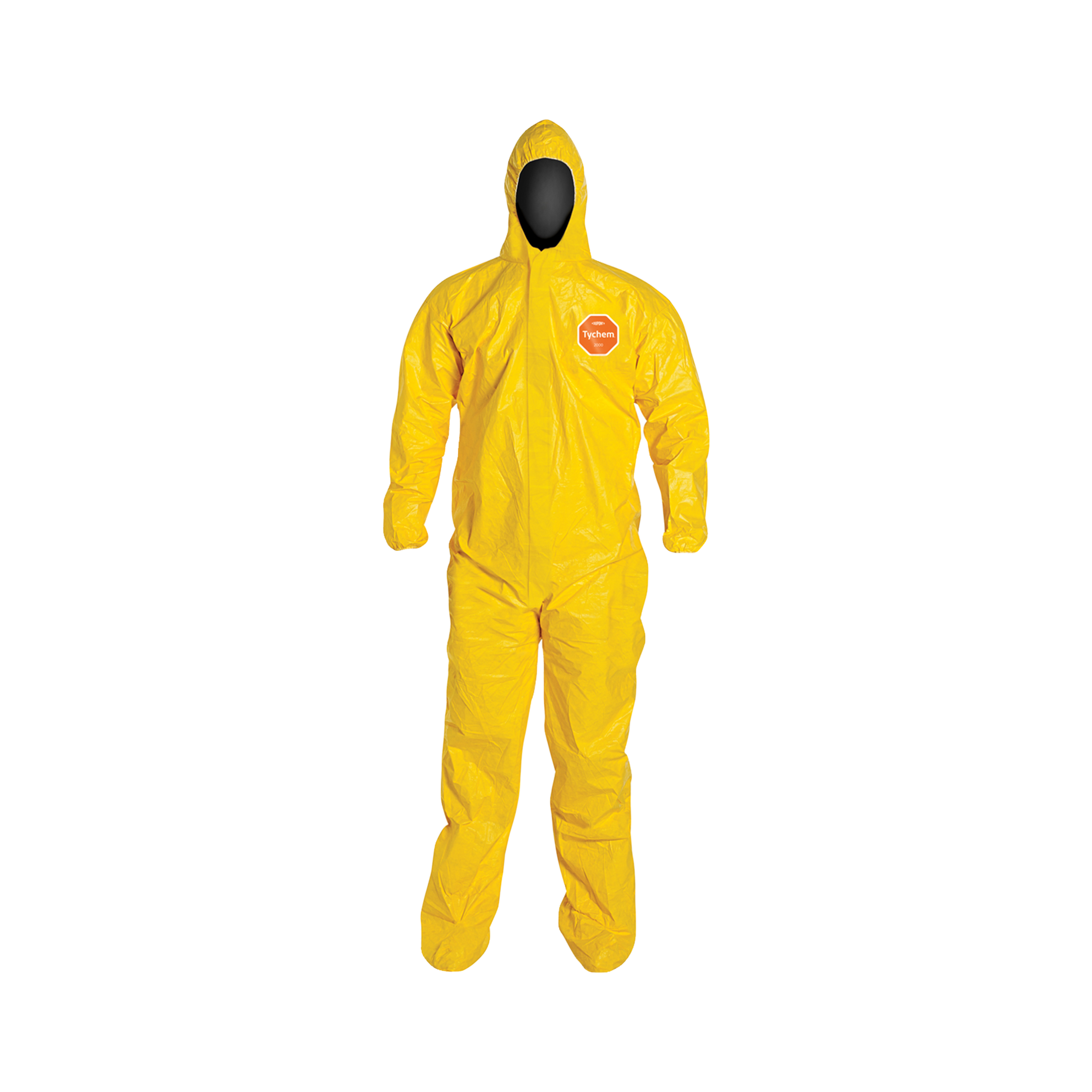 yellow DuPont™ Tychem® 2000 coverall - front