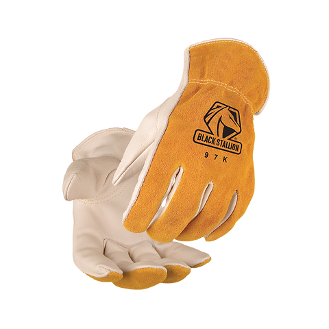 【完売品】stein LEATHER GLOVE BLACK Leather Gloves - Black