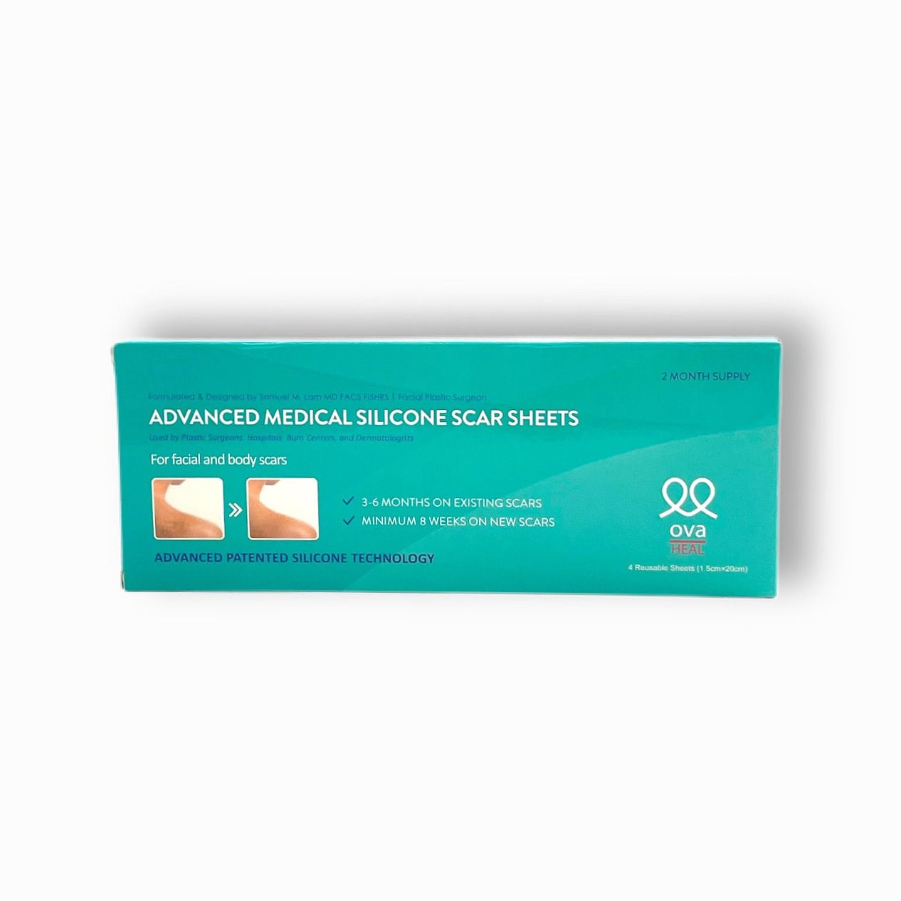 OVA HEAL SILICONE SCAR SHEETS