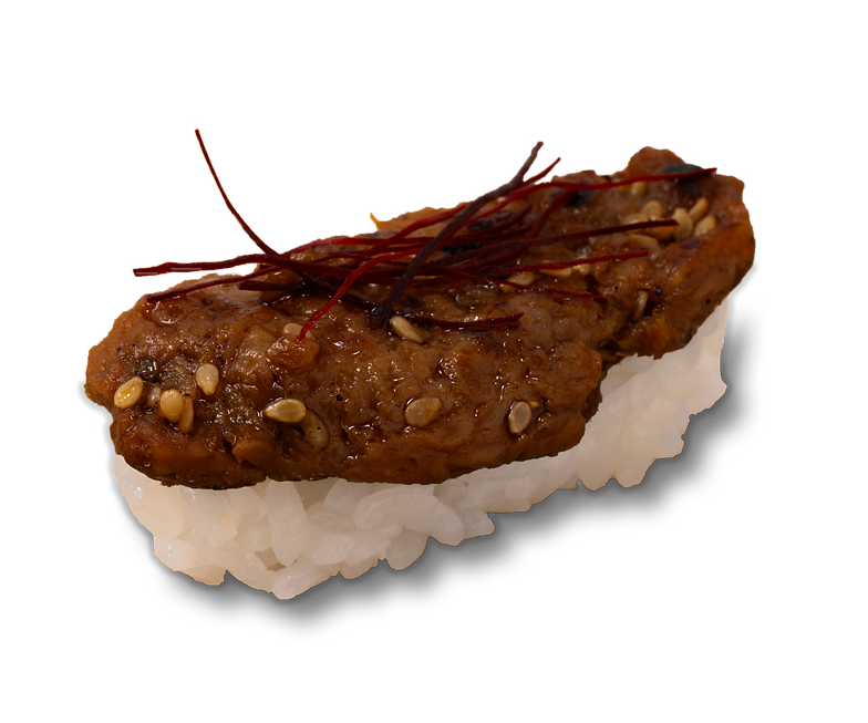 Soy steak with Yakiniku sauce