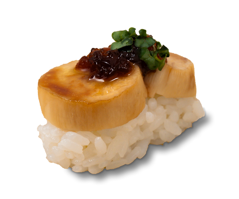 Grilled trumpet mushroom with original soy sauce