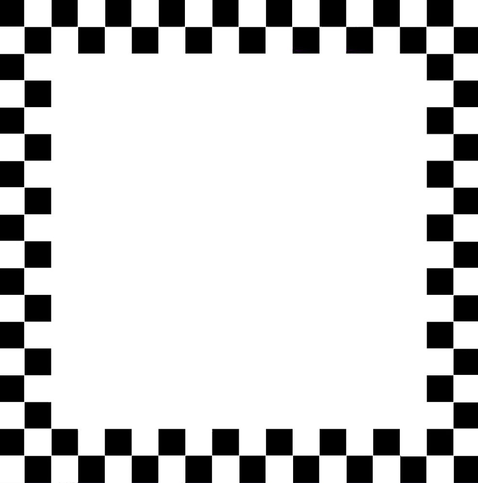 empty-squarish-checkered-frame-border-ve