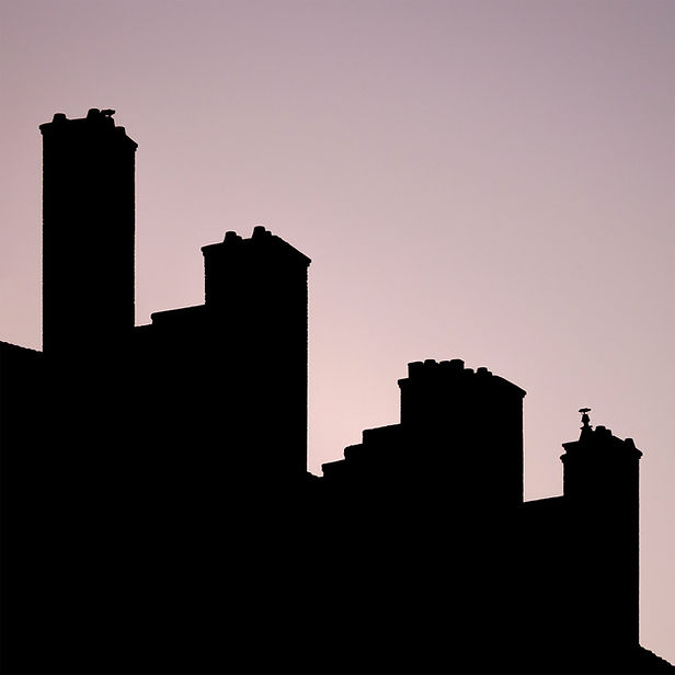 Silhouette de cheminées