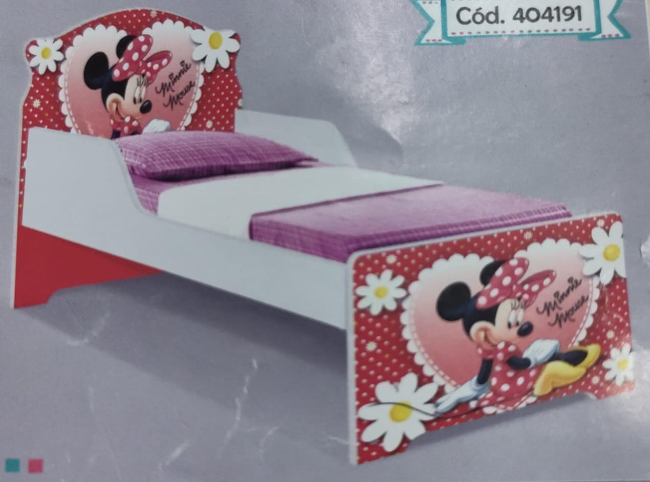  Cama Infantil Minie Laço 