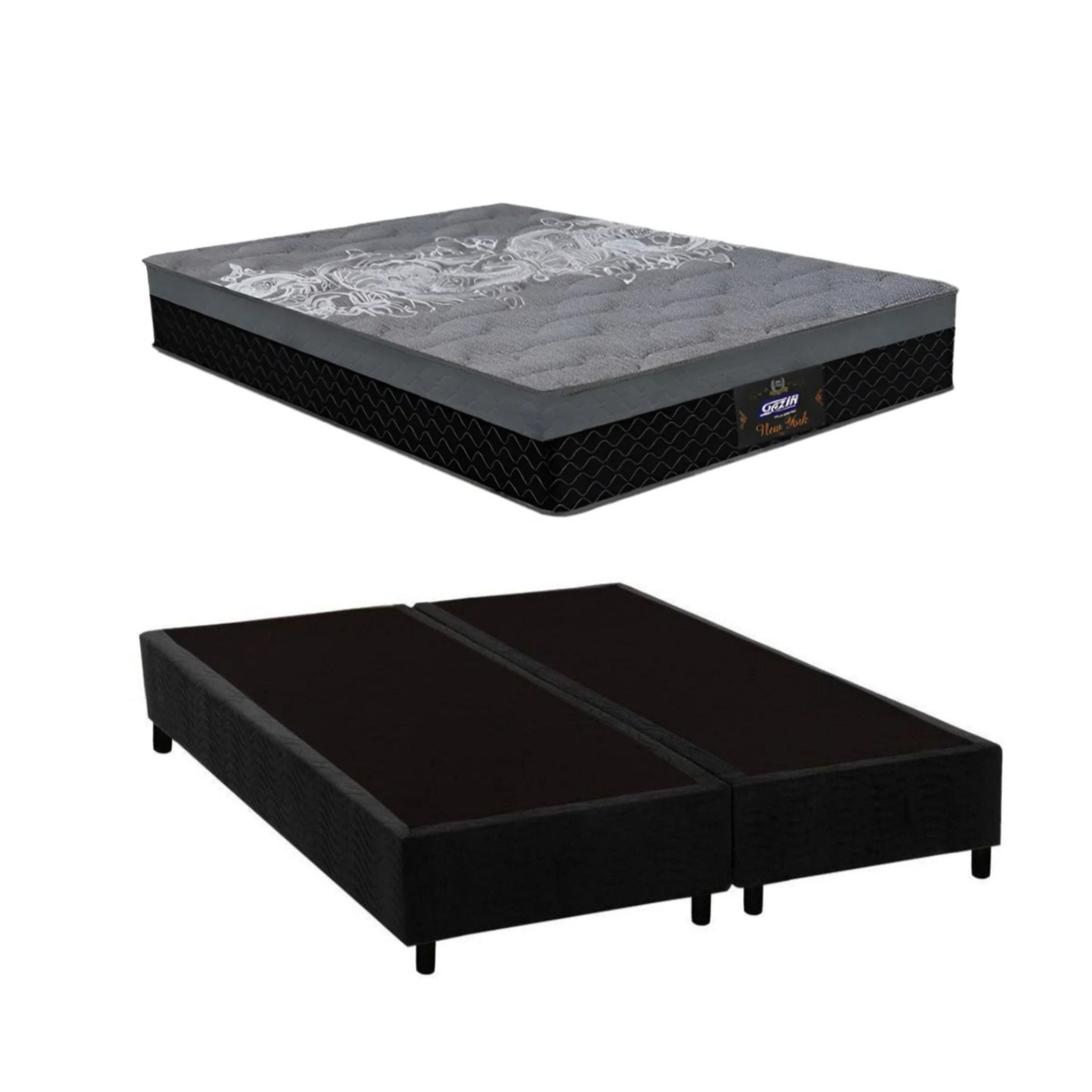 Cama Box Queen 158x198 New York Gazin 