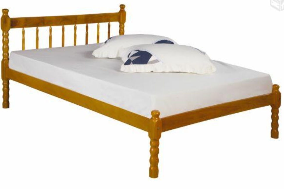  Cama casal madeira 138x188 