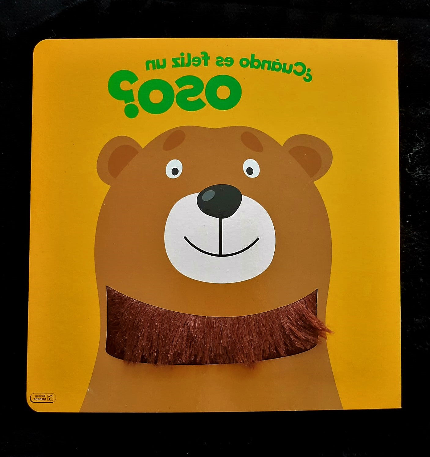 Cuento con Texturas ¿Cuando es feliz un Oso?