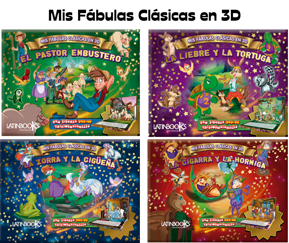 Miniatura: Fábulas Clásicas en 3D La Zorra y la Cigüeña