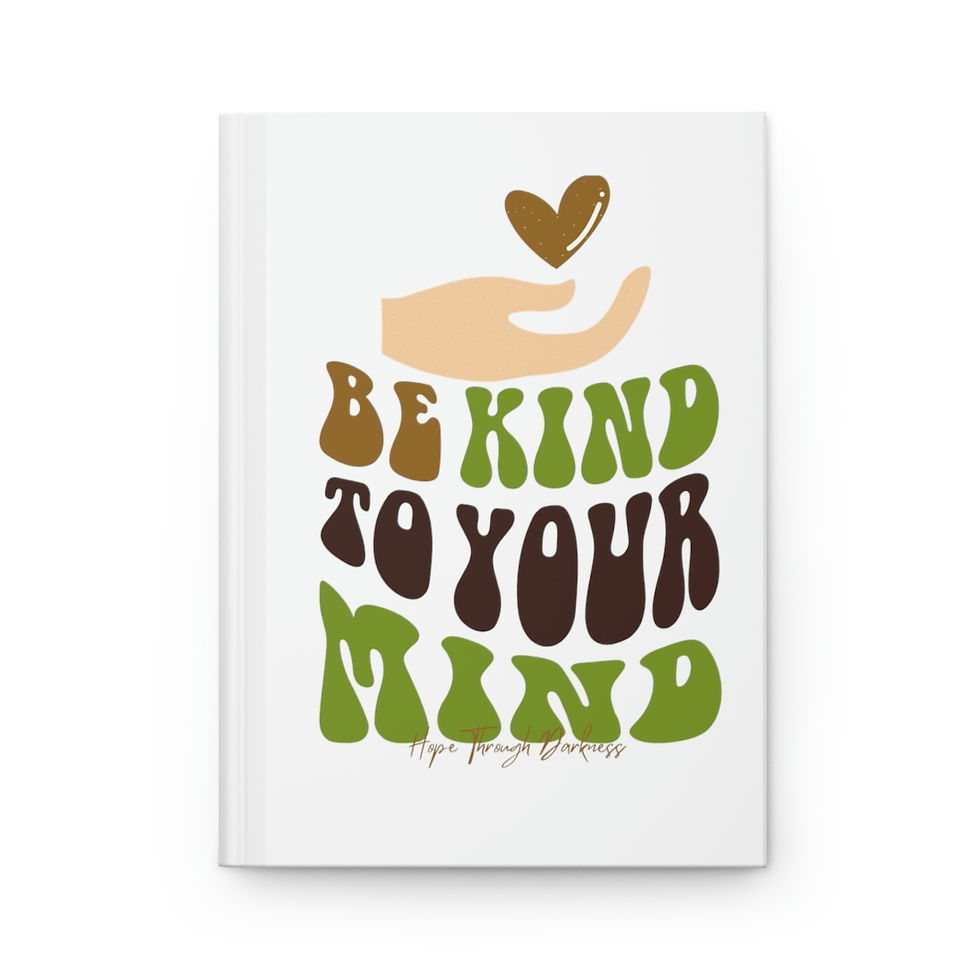 'Be Kind To Your Mind' Journal - Hardcover