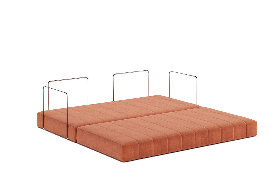 Thumbnail: CozyPad sofa ar roku balstiem