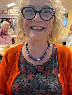 Modelling another beautiful necklace