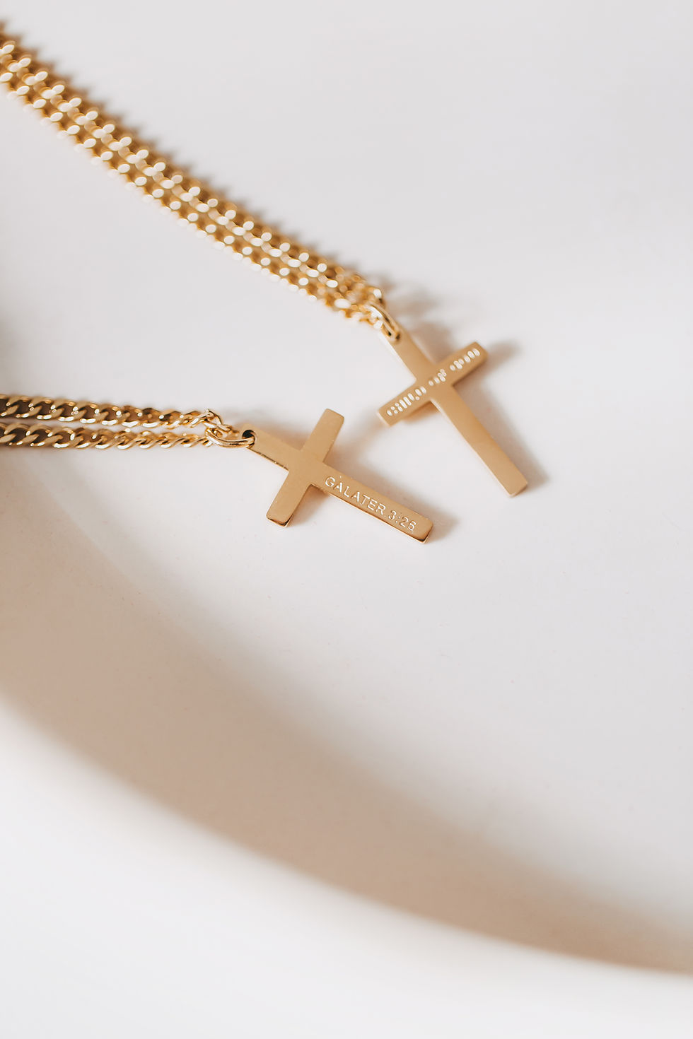 Miniaturbild: Christlicher Herrenschmuck – stilvolle Kette mit Glaubensbekenntnis
