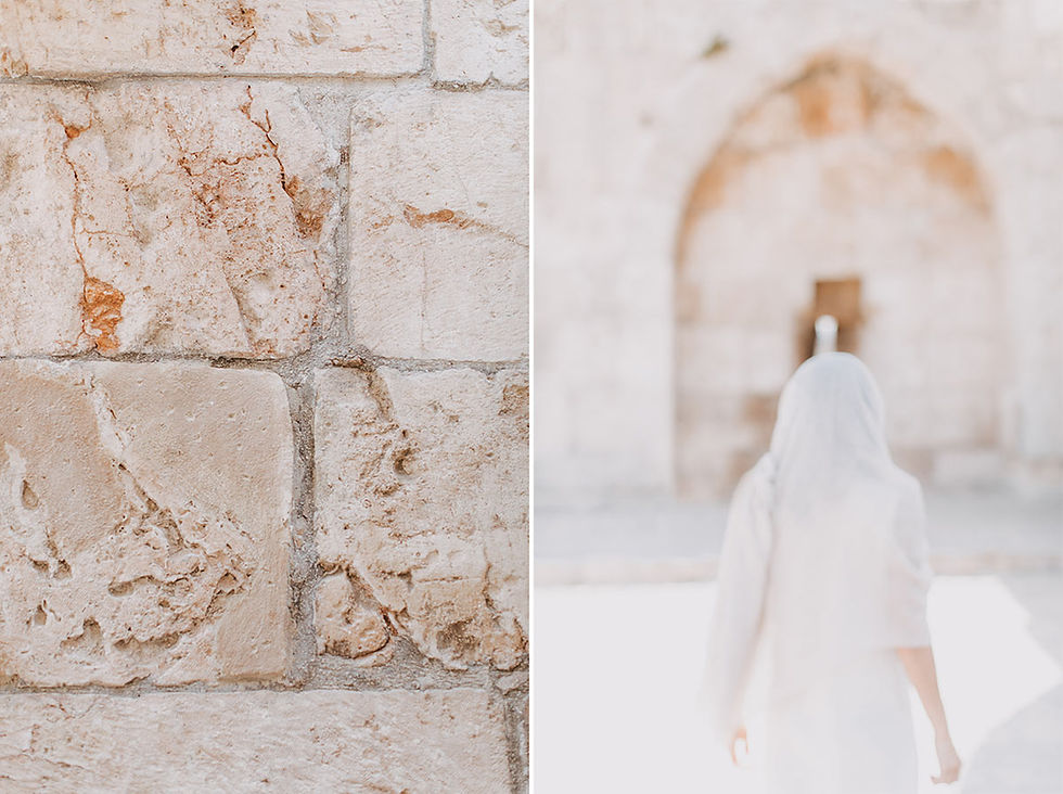 Christliche Frau mit Kopfbedeckung in Israel – Ausdruck biblischer Ehre und Zugehörigkeit
