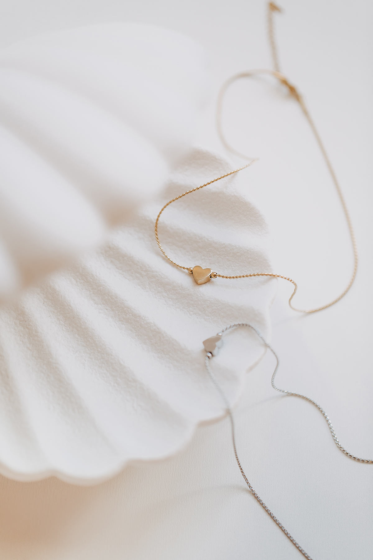 Goldene Herz-Kette aus Edelstahl – inspiriert von Hesekiel 36,26