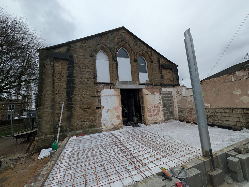 Works Progressing at St Peter’s Church Hall, Morley – Community Centre Building Project
