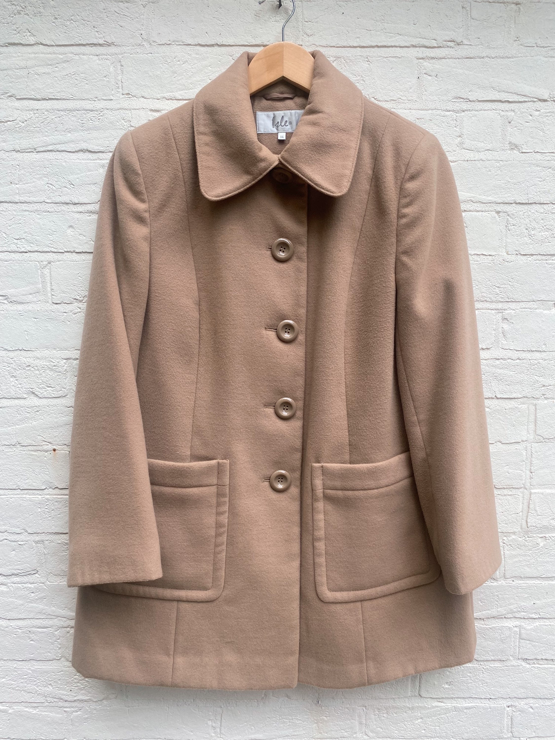 Isle camel pea coat (14)