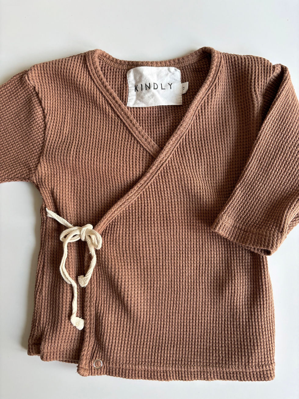 Thumbnail: Kindly waffle wrap top (1Y) 