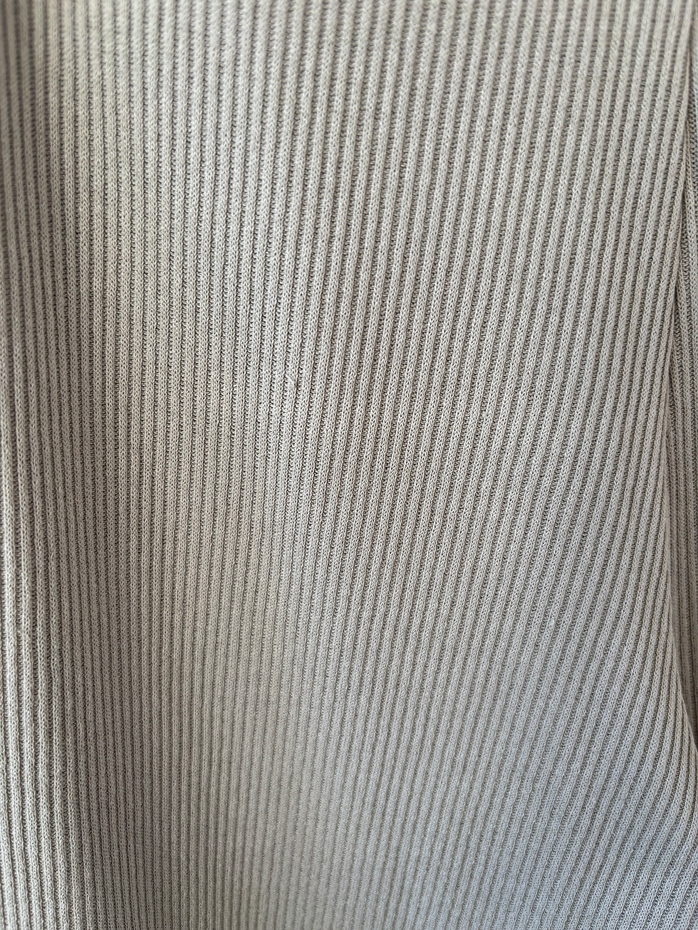 Thumbnail: Zara beige ribbed set (L) 