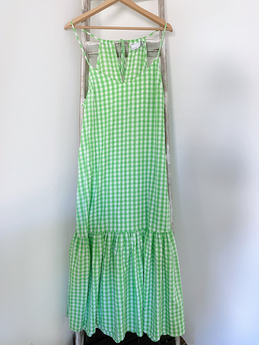 ASOS gingham green maxi dress (8) | My Site ASOS gingham green maxi dress (8) | My Site