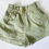 Thumbnail: H&M green textured shorts (6-9m)