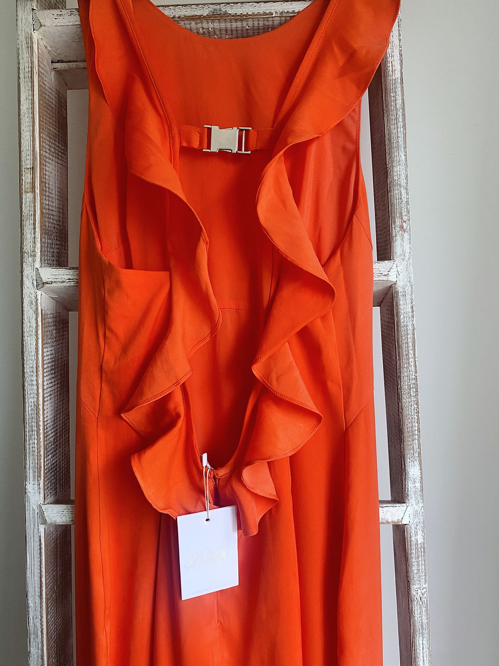 Thumbnail: Jarlo orange evening dress (10) 