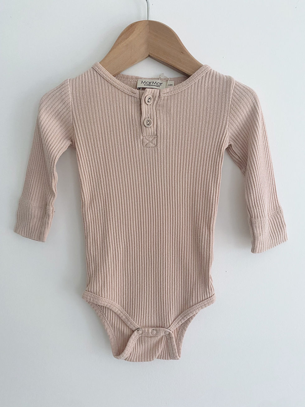 Thumbnail: Mar Mar copenhagen pink ribbed vest (4-6m)