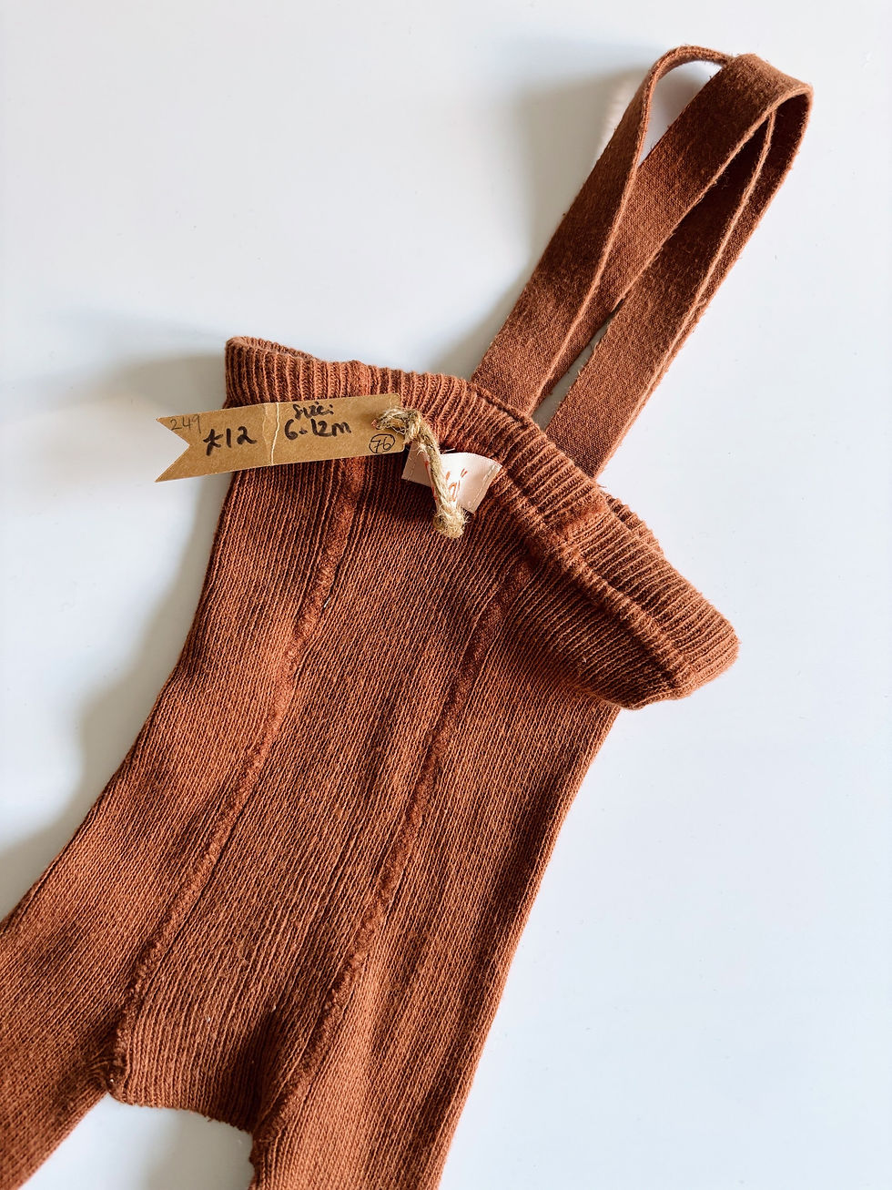 Thumbnail: Silly Silas cinnamon footless tights (6-12m)